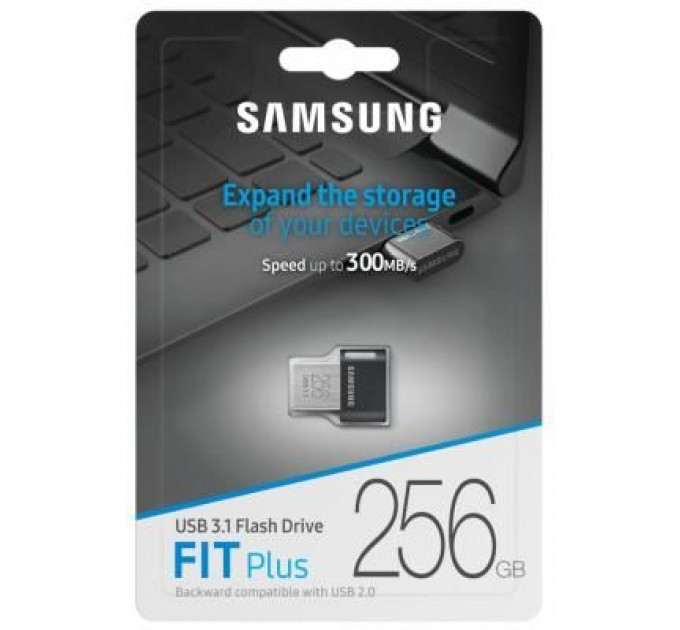 USB флеш накопичувач Samsung 256GB FIT PLUS USB 3.1 (MUF-256AB/APC)
