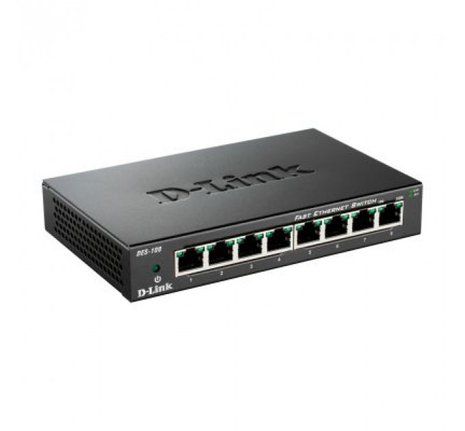 Комутатор мережевий D-Link DES-108