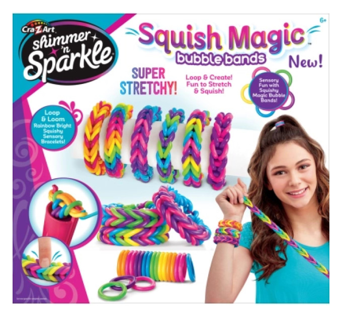 Cra-Z-Art Набір для творчості Cra-Z-Art Squish Magic Bubble Bands виготовлення браслетів (17343CRA)