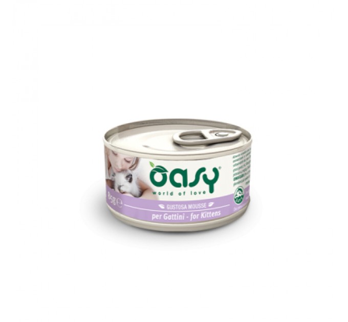 OASY Консерви для котів OASY Kitten Курка 85 г (8053017342771)