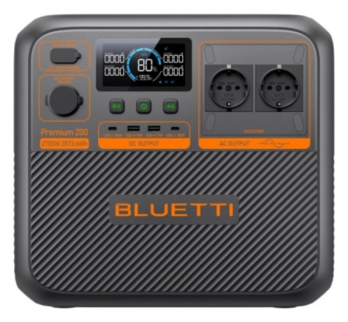 BLUETTI Зарядна станція BLUETTI PREMIUM 200 V2 2700W (PREMIUM 200 V2)
