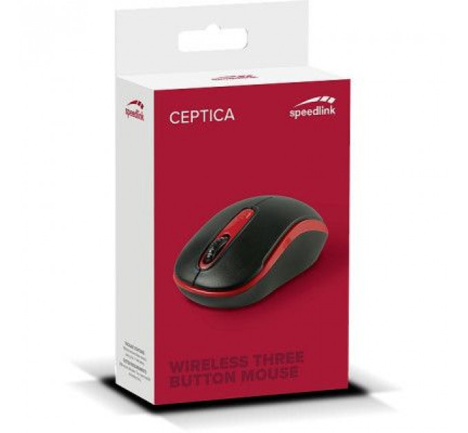 Мишка Speedlink Ceptica Wireless Black/Red (SL-630013-BKRD)