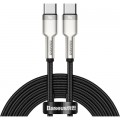 Baseus Дата кабель USB-C to USB-C 2.0m 100W metal black Baseus (CATJK-D01)