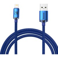 Дата кабель USB 2.0 AM to Lightning 2.0m 2.4A blue Baseus (CAJY000103)