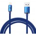 Baseus Дата кабель USB 2.0 AM to Lightning 2.0m 2.4A blue Baseus (CAJY000103)