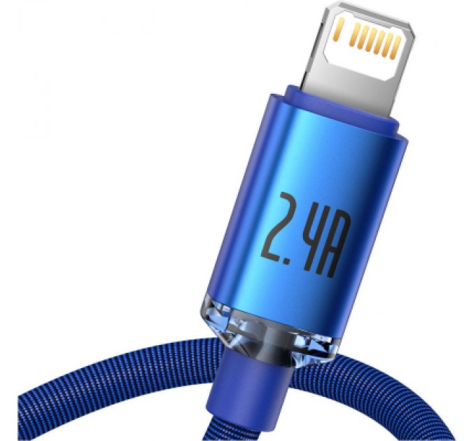Baseus Дата кабель USB 2.0 AM to Lightning 2.0m 2.4A blue Baseus (CAJY000103)