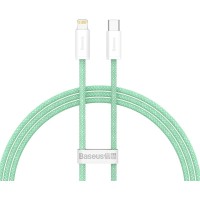 Дата кабель USB-C to Lightning 2.0m 20W green Baseus (CALD000106)