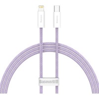 Дата кабель USB-C to Lightning 2.0m 20W purple Baseus (CALD000105)