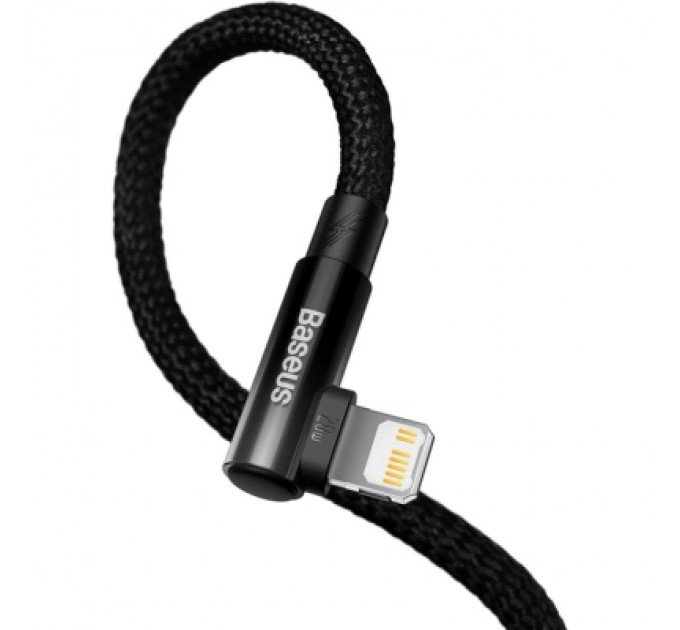Baseus Дата кабель USB-C to Lightning 1.0m 20W 90° corner black Baseus (CAVP000201)
