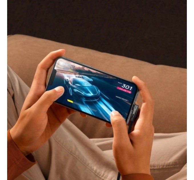 Baseus Дата кабель USB-C to Lightning 1.0m 20W 90° corner black Baseus (CAVP000201)