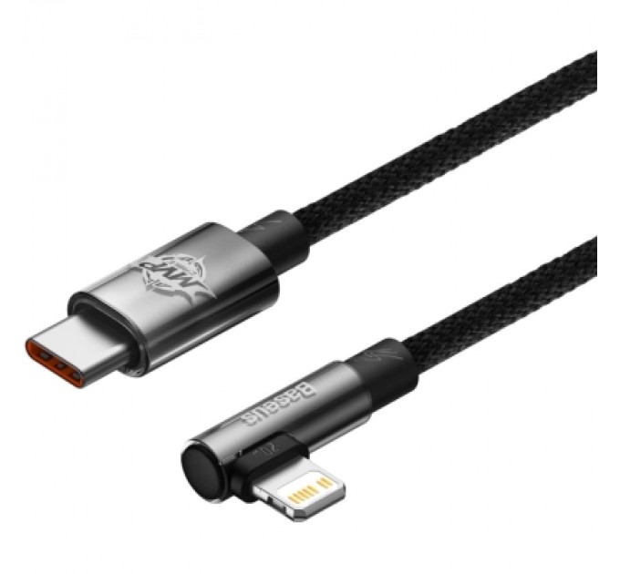 Baseus Дата кабель USB-C to Lightning 1.0m 20W 90° corner black Baseus (CAVP000201)