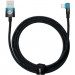 Baseus Дата кабель USB 2.0 AM to Lightning 2.0m 2.4A 90° corner black/blue Baseus (CAVP000121)