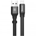 Baseus Дата кабель USB 2.0 AM to Lightning 0.23m 2A black Baseus (CALMBJ-B01)