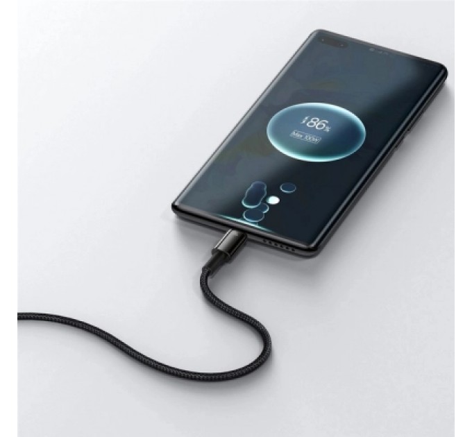 Baseus Дата кабель USB 2.0 AM to USB-C 2.0m 100W black Baseus (CAWJ000101)