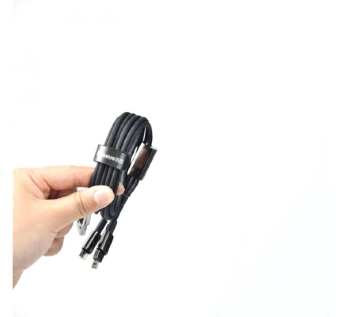 Baseus Дата кабель USB 2.0 AM to USB-C 2.0m 100W black Baseus (CAWJ000101)