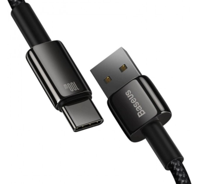 Baseus Дата кабель USB 2.0 AM to USB-C 1.0m 100W black Baseus (CAWJ000001)