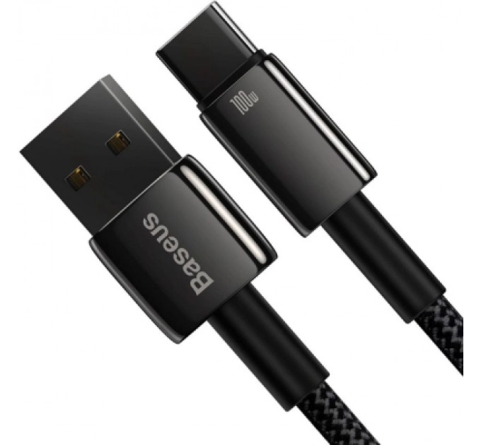 Baseus Дата кабель USB 2.0 AM to USB-C 1.0m 100W black Baseus (CAWJ000001)
