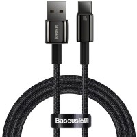 Дата кабель USB 2.0 AM to USB-C 1.0m 100W black Baseus (CAWJ000001)