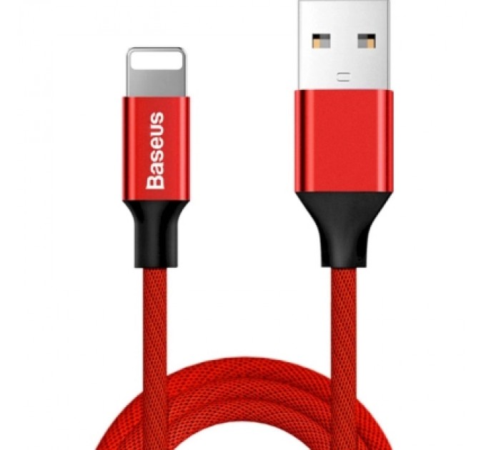 Baseus Дата кабель USB 2.0 AM to Lightning 1.8m red Baseus (CALYW-A09)