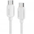 Essager Дата кабель USB-C to USB-C 1.0m 100W white Essager (EXCTT1-WL02-P)