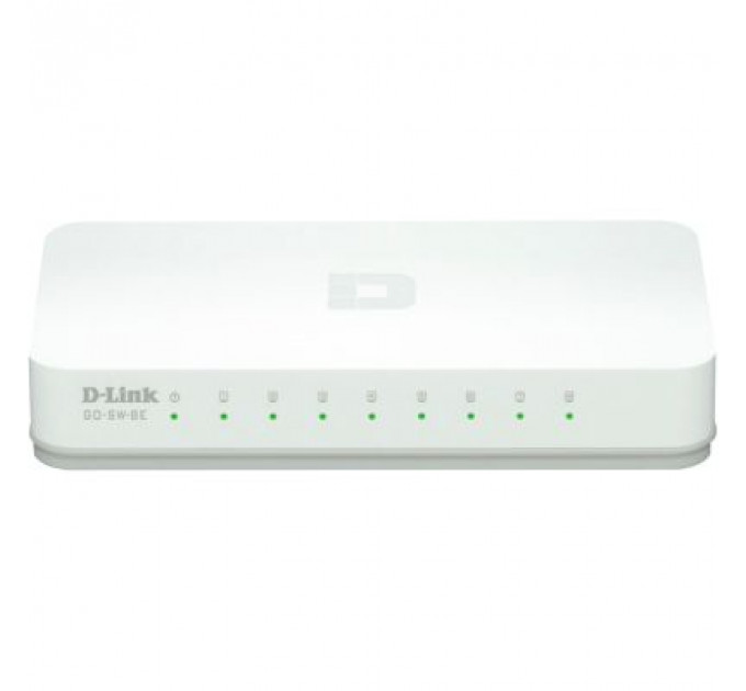 Комутатор мережевий D-Link GO-SW-8E