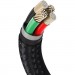 Baseus Дата кабель USB 2.0 AM to Lightning 2.0m 2.4A metal black Baseus (CALJK-B01)