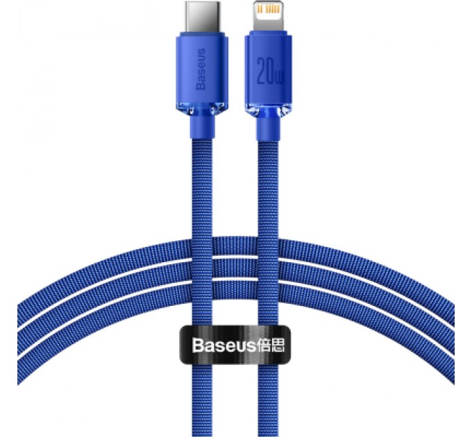 Baseus Дата кабель USB-C to Lightning 1.2m 20W blue Baseus (CAJY000203)