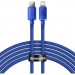 Baseus Дата кабель USB-C to Lightning 2.0m 20W blue Baseus (CAJY000303)