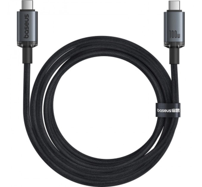 Baseus Дата кабель USB-C to USB-C 1.5m 100W USB3.2 20Gb black Baseus (P10318204111-00)