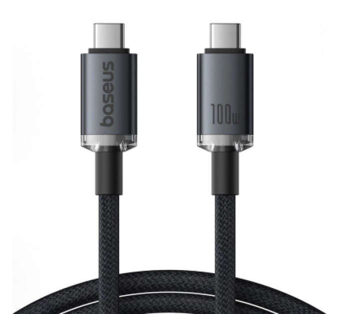 Baseus Дата кабель USB-C to USB-C 1.5m 100W USB3.2 20Gb black Baseus (P10318204111-00)