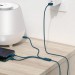 Baseus Дата кабель USB 2.0 AM to Lightning + Micro 5P + Type-C 1.5m 3.5A blue Baseus (CAMLTYS-03)