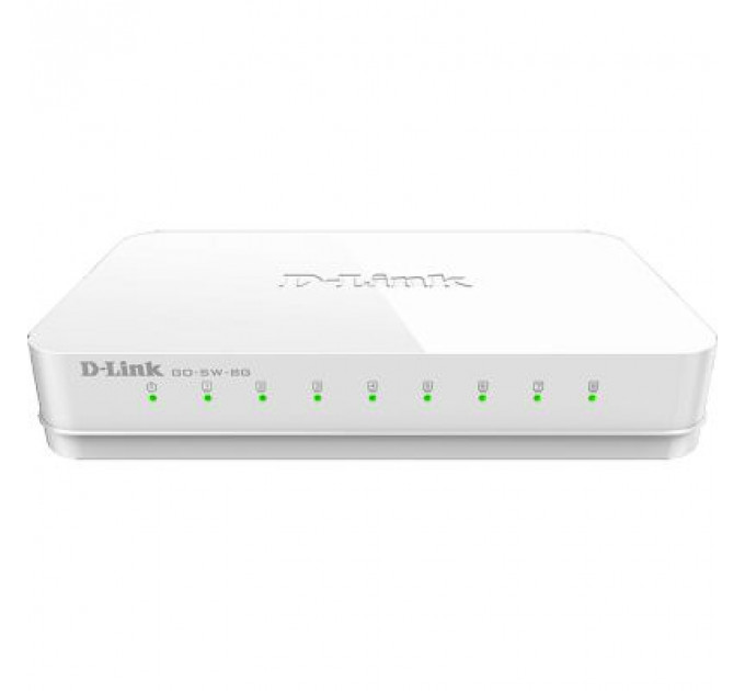 Комутатор мережевий D-Link GO-SW-8G