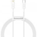Baseus Дата кабель USB-C to Lightning 2.0m 20W white Baseus (CATLYS-C02)