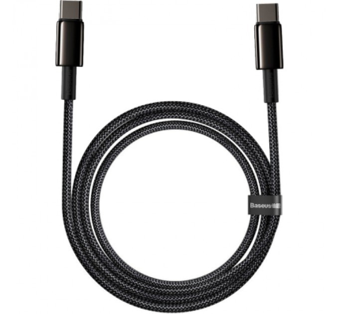 Baseus Дата кабель USB-C to USB-C 2.0m 100W black Baseus (CATWJ-A01)