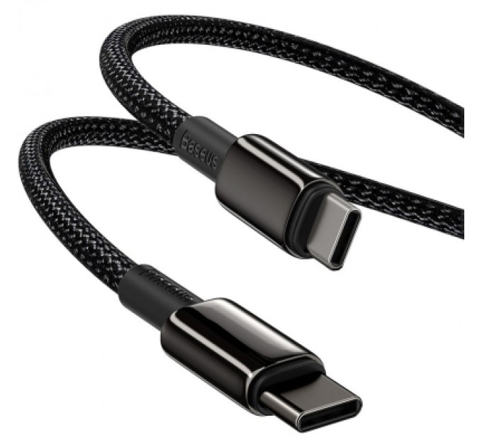 Baseus Дата кабель USB-C to USB-C 2.0m 100W black Baseus (CATWJ-A01)