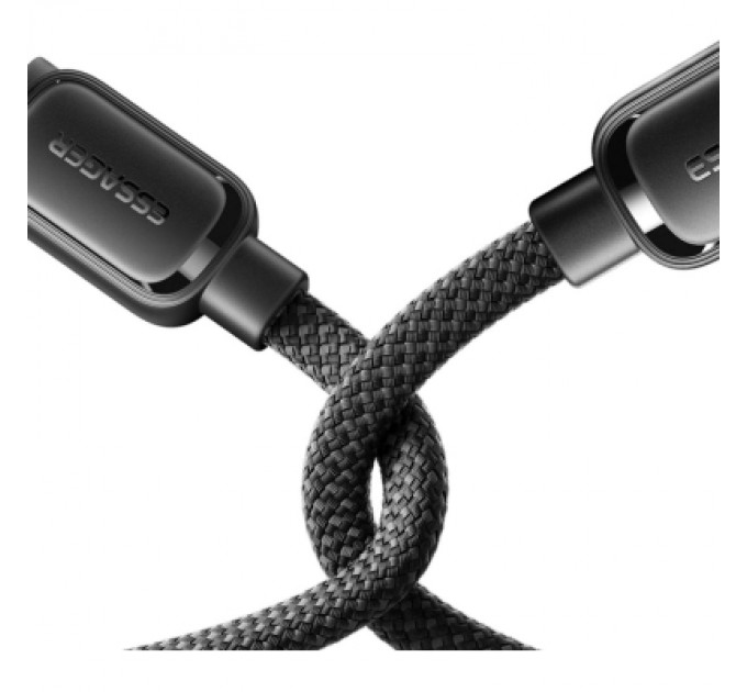 Essager Дата кабель USB 2.0 AM to USB-C 1.0m 7A black Essager (EXCT-TD01-P)