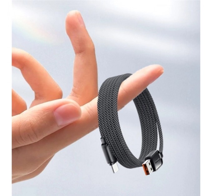 Essager Дата кабель USB 2.0 AM to USB-C 1.0m 7A black Essager (EXCT-TD01-P)