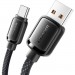 Essager Дата кабель USB 2.0 AM to USB-C 1.0m 7A black Essager (EXCT-TD01-P)