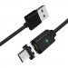 Essager Дата кабель USB 2.0 AM to Micro 5P 1.0m Magnetic black Essager (EXCCXM-ML01)