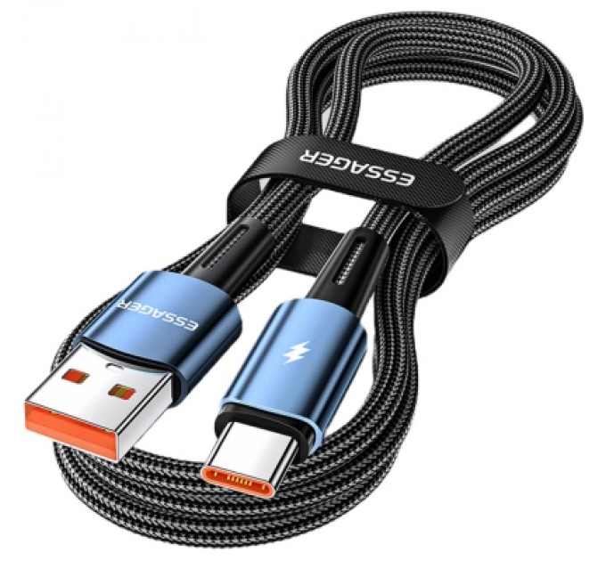Essager Дата кабель USB 2.0 AM to USB-C 1.0m 120W blue Essager (EXC120-CG03-P)