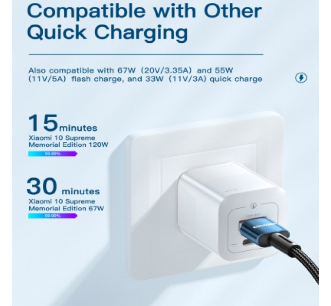 Essager Дата кабель USB 2.0 AM to USB-C 2.0m 120W black Essager (EXC120-CGA01-P)