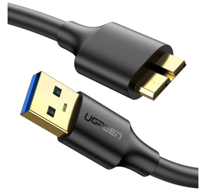 Ugreen Дата кабель USB 3.0 AM to Micro B 1.0m US130 black Ugreen (10841)
