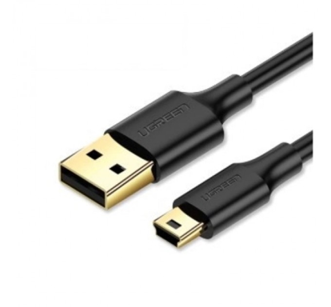 Ugreen Дата кабель USB 2.0 AM to Mini 5P 1.0m US132 black Ugreen (10355)