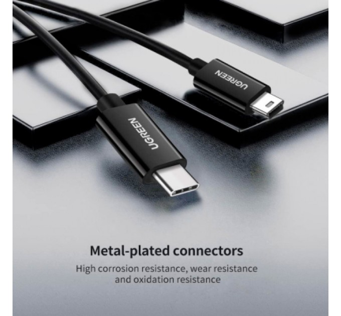 Ugreen Дата кабель USB-C 2.0 AM to Mini 5P 1.0m US242 black Ugreen (50445)