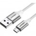 Ugreen Дата кабель USB 2.0 AM to Micro 5P 1.5m 2A US290 white Ugreen (60152)
