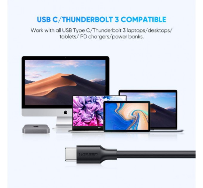 Ugreen Дата кабель USB-C 3.1 to Micro USB 3.0 1.0m 3A US312 black Ugreen (20103)