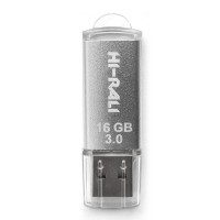 Флеш-накопичувач USB3.0 16GB Hi-Rali Rocket Series Silver (HI-16GB3VCSL)