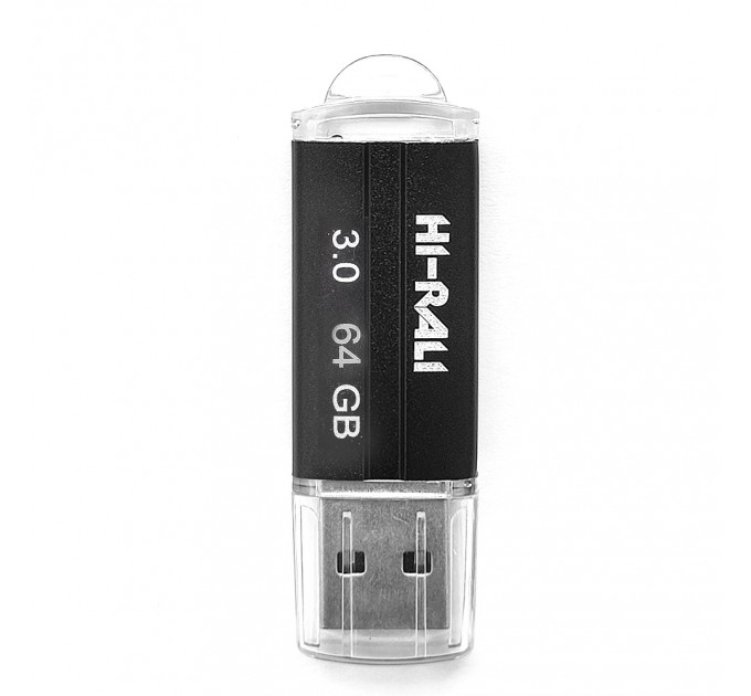 Hi-Rali Флеш-накопичувач USB3.0 64GB Hi-Rali Corsair Series Black (HI-64GB3CORBK)