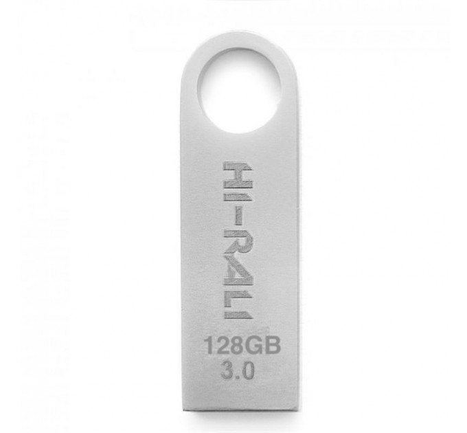 Hi-Rali Флеш-накопичувач USB3.0 128GB Hi-Rali Shuttle Series Silver (HI-128GB3SHSL)