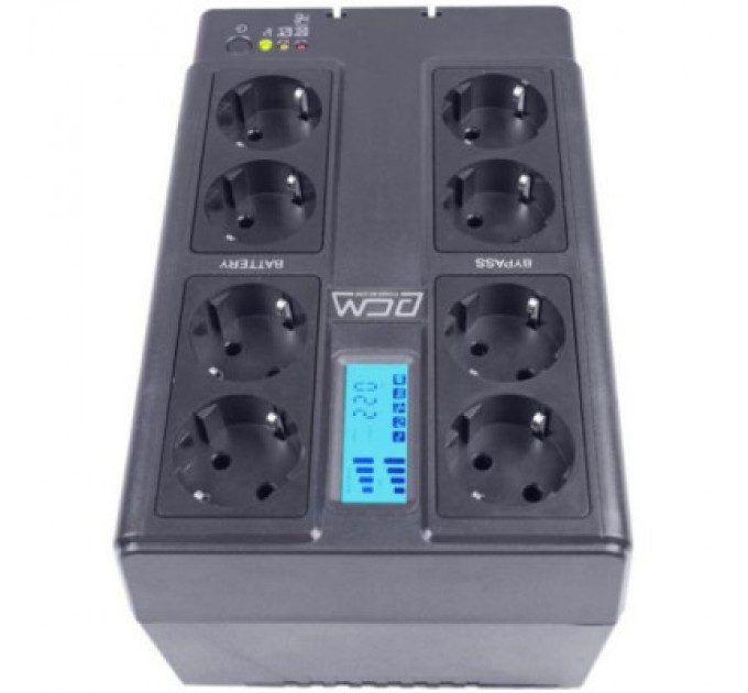 Powercom Пристрій безперебійного живлення Powercom CUB-850N LCD